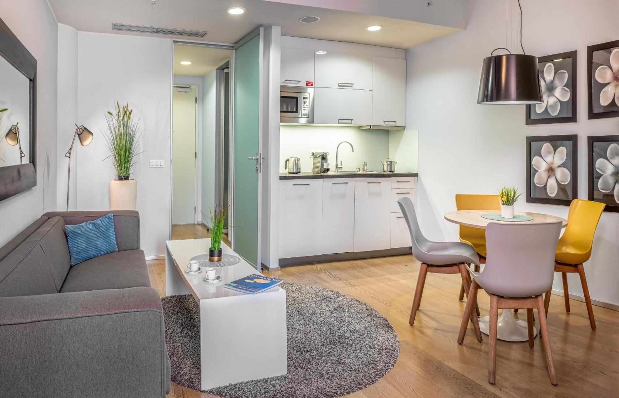 Luxus-Apartment mit 1 Schlafzimmer und Terrasse